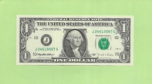 1995 ..UNCIRC $1  J 2461 0067 G .... 1995  $1  J-G    NICE NOTE        FRN - Picture 1 of 2