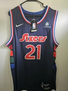 Nike Joel Embiid Philadelphia 76ers Mens NBA City Edition Jersey Sixers NWT - Picture 1 of 3