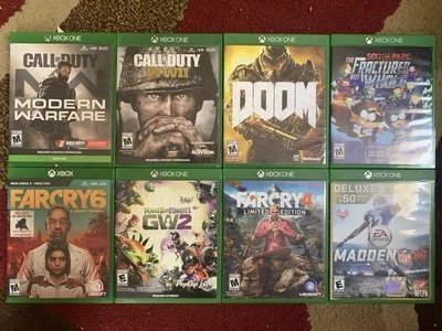 Lote de juegos Xbox ONE, juegos de acción FARCRY, PvZ, COD, SOUTH PARK, ¡y más! Foto 1 de 2