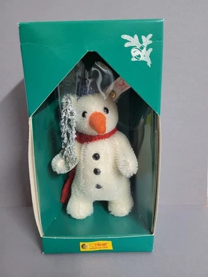 STEIFF Weihnachtsbaum-Schneemann 1999 in OVP 670428 - Bild 1 von 4