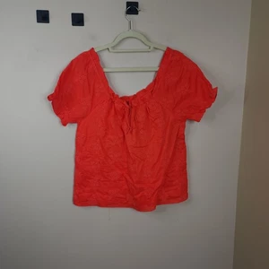 J CREW Top Cuello Cuadrado con Ojales Bordados Talla S - Imagen 1 de 9
