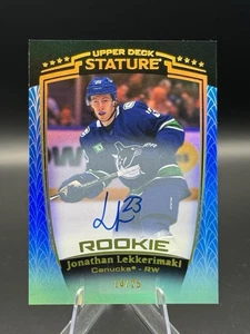 24-25 Stature Rookie Auto Gold Jonathan Lekkerimaki /25 #40 - Picture 1 of 2