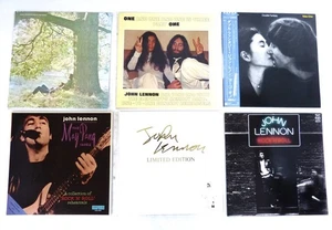 John Lennon LP Records 6pcs Japan Import Used, Vintage, Oversized - Picture 1 of 9
