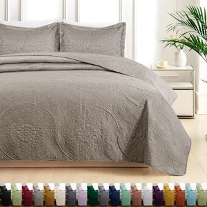 3PCS Oversized Bedspread Set Coverlet Set Lightweight Quilt Set Comforter Set - Picture 1 of 172