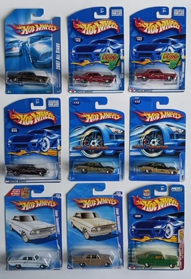 Lot of 9 2001-2010 Hot Wheels First Editions & Hot Auction Ford Thunderbolt  - Image 1 of 4