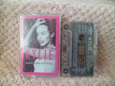 RARE KYLIE MINOGUE CASSINGLE ~ WHAT KIND OF FOOL ~  PWL - PWMC-241  ~  1990/92 - Image 1 of 2