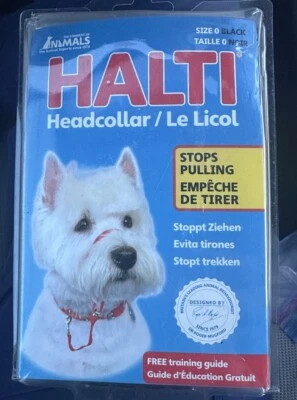 Collar Halti Perro Tipo Control Deja de Tirar - Talla 0/Negro Nuevo Foto 1 de 2