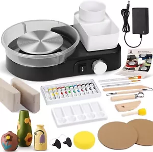 Pottery Wheel for Adults - Complete Pottery Tools Kit for Beginners 6" Turntable - Picture 1 of 6