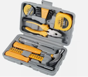 24Pcs Household Repair Tool Kit Home Hand Tool Set with Storage Case Hardware - Picture 1 of 7