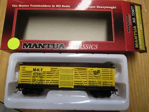 2nd HO Gauge Missouri Kansas Texas 40' Stock Car #47081 by Mantua (HD) - Picture 1 of 1