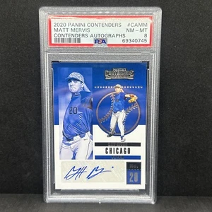 Autógrafos Panini Contenders Contenders 2020 #CA-MM Chicago Matt Mervis PSA 8 - Imagen 1 de 3