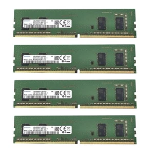 16GB (4x 4GB) 1Rx16 PC4-2666V-UC0 Samsung M378A5244CB0-CTD PC RAM - Bild 1 von 2