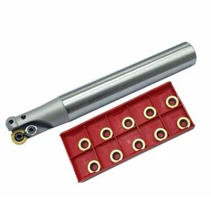 EMR C20-5R21-150-2T CNC end Mill/Circular Nose mill/Arc + 10pcs RPMW1003 Inserts - Picture 1 of 4
