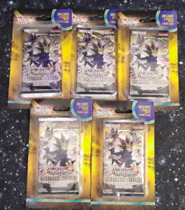 yu-gi-oh x5 sealed 2 pack +card 2020 magic hero lite blister packs - Picture 1 of 1