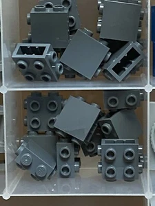 Piezas LEGO - Ladrillo Gris Azulado Oscuro 1 x 2 Tachuelas Laterales - Nº 67329 - CANTIDAD 20 - Imagen 1 de 1