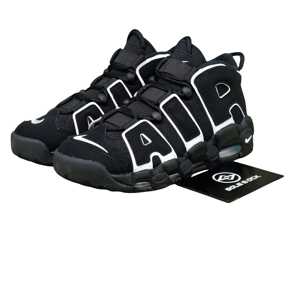 Nike Air More Uptempo Black White | eBay