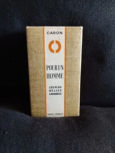 Pour Un Homme CARON 4.05 oz-120 ml & Bath Soap Discontinued Paris, France 1934 - Picture 1 of 11