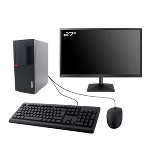 PC Lenovo ThinkCentre M920t Bildschirm 27 " Intel I5-8400 RAM 8Go Drill 240Go - Bild 1 von 7