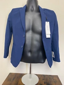 Calvin Klein Big Boys Blue Slim Fit Stretch Performance Suit Jacket Size 10 NWT - Picture 1 of 5
