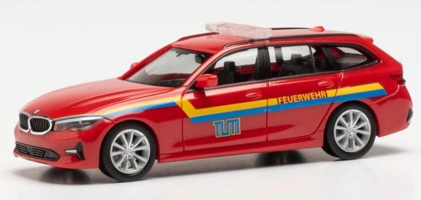 HERPA - BMW Serie 3 Touring Vigili del fuoco TU MUNICH - 1/87 - HER096317 - Immagine 1 di 1