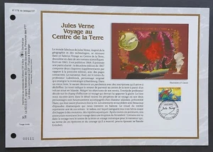 Feuillet CEF 1er jour 1776 2005 Jules Vernes Voyage au Centre de la Terre - Bild 1 von 1