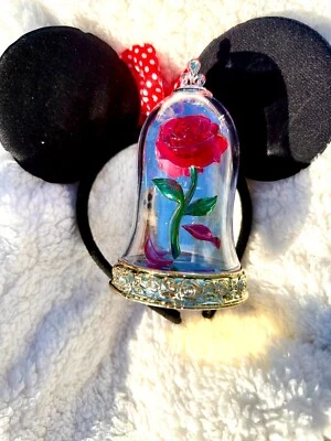 (NEW) Bath And Body Works Disney Princess Wallflower Plug Light Up Belle Rose  - Image 1 of 2