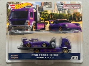 Hot Wheels Premium Team Transport 17 RWB PORSCHE 930 AERO LIFT Real Riders - Picture 1 of 5