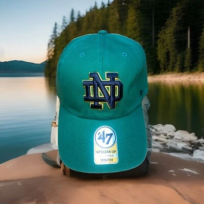 Sombrero Notre Dame Lucha Irlandés '47 Limpieza Kelly Verde Gorra Ajustable Juvenil Foto 1 de 4