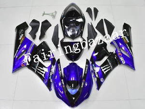 Fit for ZX6R 636 2005 2006 Black Blue ABS Injection Mold Bodywork Fairing Kit - Foto 1 di 7