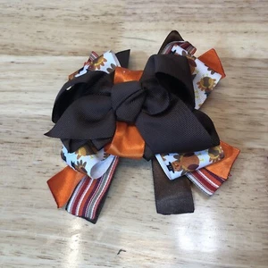 Erntedank Herbst Ernte Pinwheel Haarschleife - Bild 1 von 4