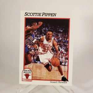 SCOTTIE PIPPEN 1991 NBA Hoops Chicago Bulls #34 - Picture 1 of 2