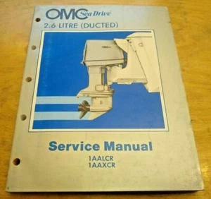 OMC Sea Drive 2.6 Liter 1AALCR 1AAXCR Service Repair Manual - Picture 1 of 1