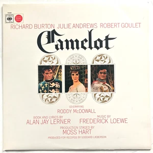 Richard Burton, Julie Andrews - Camelot Broadway Cast Album Vinyl LP NM - Picture 1 of 5
