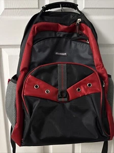 Microsoft Laptop Backpack Bag Professional Black And Red GR73 - Afbeelding 1 van 7