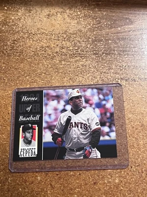 1994 Upper Deck Baseball Heroes Of Baseball # 215 Orlando Cepeda - Image 1 of 2