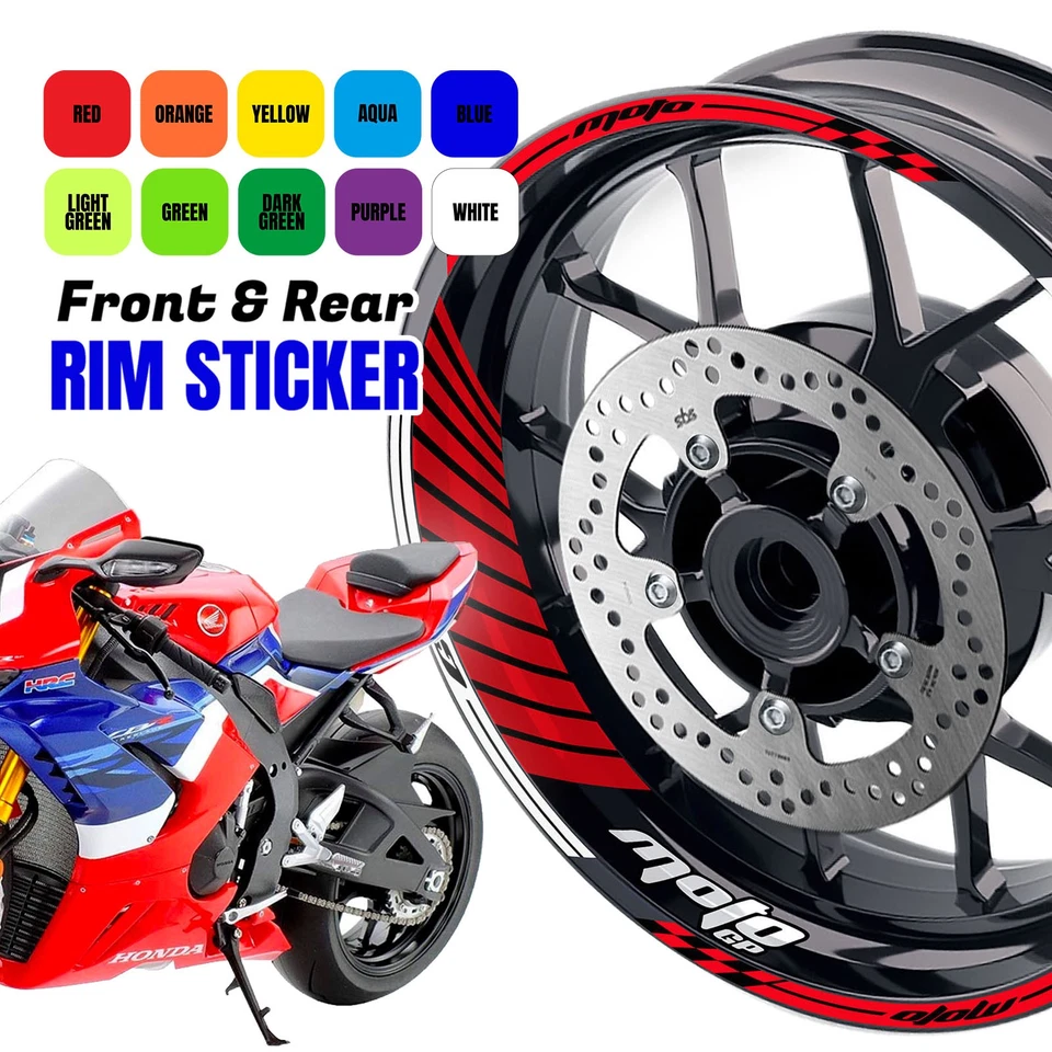 For Suzuki SV1000 S 2003-2007 03 04 05 06 07  10color Wheel Stickers Rim GP02 Foto 1 de 4
