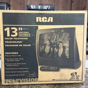 RCA E13308 Vintage 13" CRT Color TV Gaming Fernseher - Neu Originalverpackt - LESEN - Bild 1 von 7