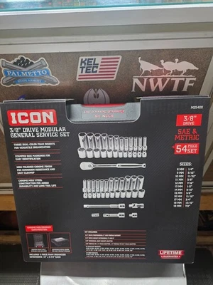 Icon 3/8 in. Drive Modular General Service Socket Set | M25400 | 70469 - Image 1 of 2