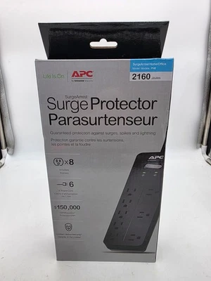 APC SurgeArrest Surge Protector PH8 8 Outlets 2160 Joules ~ NEW - Image 1 of 2