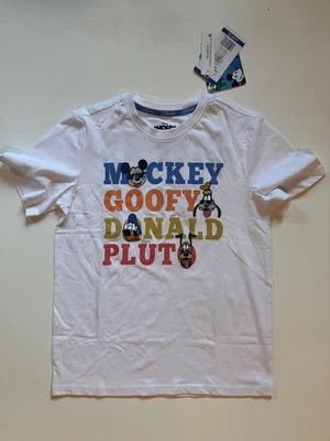 Camiseta Disney Mickey & Friends Juvenil 10/12 Personaje Blanco Gráfico Camiseta Foto 1 de 4