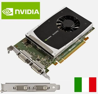 Scheda video NVIDIA QUADRO 2000D 1GB GDDR5 PCIe 2x DVI⚡ - Immagine 1 di 3
