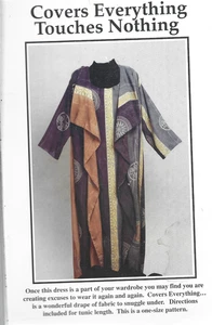 Dress Pattern-Covers Everything Touches Nothing-Soft Drapable Fabric - Picture 1 of 1