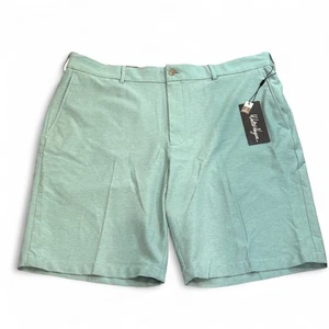 Walter Hagen Shorts Mens 40 Teal Perfect 11 Golf Wrinkle Resistant Stretch NWT - Picture 1 of 14