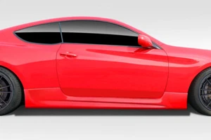 For 2010-2016 Genesis Coupe 2DR Duraflex AM-S GT Side Skirt Rocker Panels - 2 Pi - Picture 1 of 7