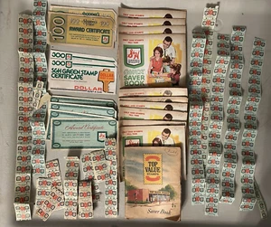 Vintage S & H Green Stamps Quick Saver Books, Extra Stamps & Top Value Book - Bild 1 von 7