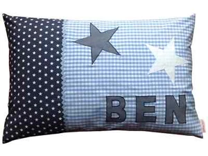 Kissen mit Namen | Babykissen bestickt | Kinderkissen mit Namen | Namenskissen - Bild 1 von 3