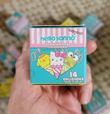 Kidrobot Hello Kitty - Hello Sanrio Ice Cream Vinyl Keychain Blind Box 2018 1pc Cover