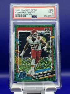 2023 Panini Optic #255 Chamarri Conner RATED ROOKIE Green Velocity PSA 9 POP 2 - Picture 1 of 3