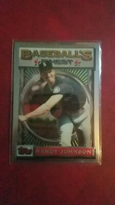 1993 Topps Finest #154 Randy Johnson - Image 1 of 2