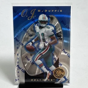 1997 Pinnacle Totally Certified Platinum Blue Card #96 O.J. McDuffie/2499 NM-MT - Picture 1 of 7